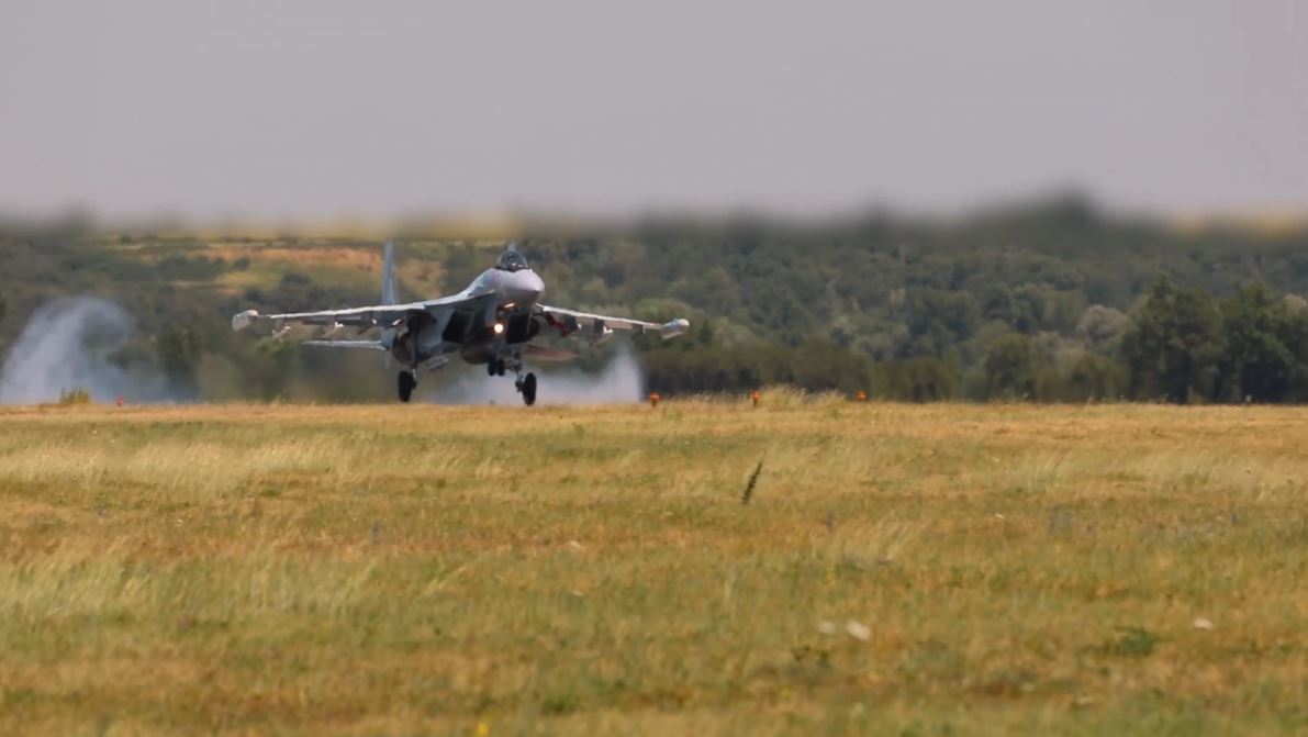 Экипаж Су-35с Воздушно-космических сил Российской Федерации выполнил боевое дежурство в интересах группировки войск «Южная»